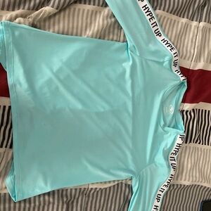 Athletic Works Light Blue Long Sleeve Tee